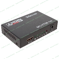 Разветвитель HDMI 1=>4 Telecom TTS5020, каскадируемый, 1.4v+3D