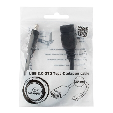 Переходник Cablexpert Переходник USB OTG, USB Type-C/USB 3.0F, пакет (A-OTG-CMAF3-01)