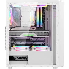 Компьютерный корпус Aerocool/Formula Mana белый без БП ATX 3x120мм 1xUSB 2.0 1xUSB 3.0 audio bott PSU