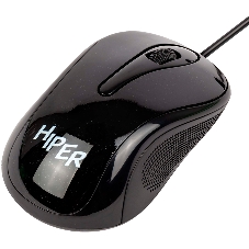 Мышь проводная HIPER HOM-031 черный, 1000 dpi, USB, кнопки - 3