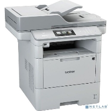 МФУ лазерное Brother MFC6900DW, (A4, монохромный, ч.б. 50 стр/мин, печать 1200x1200, скан. 1200x1200, лоток 520+50 листов, USB, Wi-Fi, NFC, факс, автоматическая двусторонняя печать)