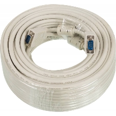 Кабель SVGA Ningbo CAB016S-30m VGA HD15 (m)/VGA HD15 (m) 30м феррит.кольца