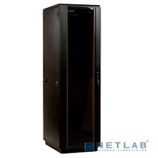 Шкаф телекоммуникационный напольный 42U (600x600) дверь стекло, черный (ШТК-М-42.6.6-1ААА-9005) (3 коробки)