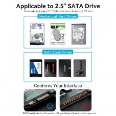 Внешний корпус Vention для HDD/SSD 2.5
