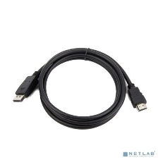 Кабель Filum Display port-HDMI 3 м., медь, черный, разъемы: Display port male- HDMI A male, пакет. FL-C-DPM-HM-3M (894193)