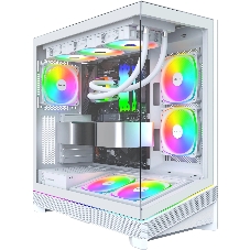 Корпус Montech SKY 3 белый без БП ATX 8x120mm 5x140mm 2xUSB3.0 audio bott PSU