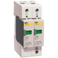 Ограничитель перенапряжения ОПС1-C 2P IEK MOP20-2-C