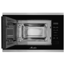 Встраиваемая микроволновая печь Monsher MMH 1020 BX, 700 Вт, High-Tech, 20 л, черный+нерж.