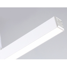 Трековый однофазный подвесной светодиодный светильник Ambrella light GL6783 WH белый LED 24W 4200K 600*22*1025