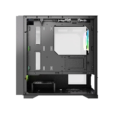 Корпус HSPD M334, Mesh Mini-tower, Black, TG, 0.45 SPCC, 2x140mm ARGB + 1x120mm ARGB mATX, mITX 160/340/184mm 2x2.5