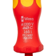 Отвертка Wera 165 i PZ VDE SB в компл.:1 предмет (WE-100015)