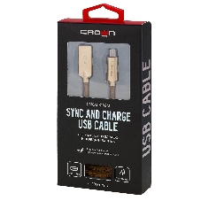 Кабель Crown USB - microUSB CMCU-3132M brown