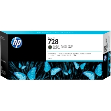 Картридж струйный HP 728 с матовыми черными чернилами для принтеров Designjet, 300 мл