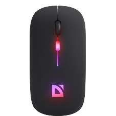 Мышь беспроводная Defender Touch MM-997 черный, 1600 dpi, радиоканал, Bluetooth, USB, кнопки - 4