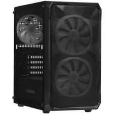 Компьютерный корпус Powercase Mistral Micro A3B ARGb, Tempered Glass, 2x 140мм ARGb PWM+1x 120мм ARGb PWM, черный, mATX (CMMAB-A3-V2)