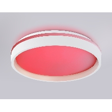 Светодиодный светильник RGB Ambrella light FZ601 WH/GD белый/золото IP20 46W 3000K-6500K+RGB D390*80 (ПДУ ИК)