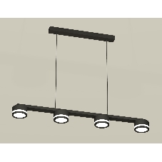 Светильник Ambrella light XB9152200/4 SBK/FR черный песок/белый матовый GX53 (C9152, N8415)