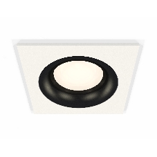 Комплект встраиваемого светильника Ambrella light XC7631002 SWH/PBK белый песок/черный полированный MR16 GU5.3 (C7631, N7011)