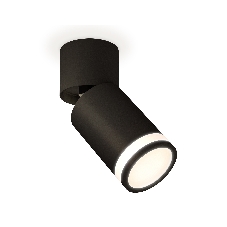 Светильник Ambrella Light XM6313084 SBK/BK/FR черный песок/черный/белый матовый MR16 GU5.3 (A2221, C6313, N6221)