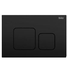 Комплект BAU 6 в 1: инсталляция BAU PRO, унитаз подвесной безободковый Bau Dream 49,5х36, сиденье дюропласт микролифт, клавиша BAU Soul, черная матовая