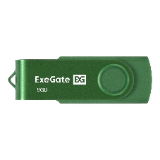 Exegate EX302036RUS USB-флеш накопитель ExeGate Jet 8GB зеленый (USB2.0, 480Mbps, пластик/металл)
