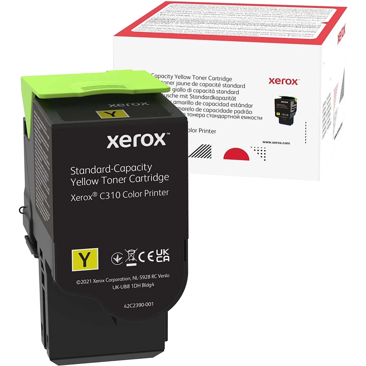 Картридж лазерный Xerox C310 желтый 2K (006R04363)