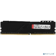 Оперативная память Kingston Fury Beast, DDR4, 16GB (1x16GB), 3200MHz, CL16, DIMM, с радиатором, черный