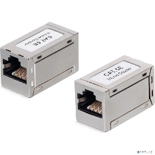 Проходной адаптер (coupler) Cabeus, RJ45(8p8c), кат. 5е, экр., металл