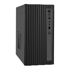Компьютерный корпус Minitower ExeGate BAA-303M-UNS350 (mATX, БП UNS350 с вент. 12см, 2*USB, HD Audio, черный)