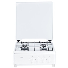 Плита газовая Flama AVG 1401 W белый,крышка