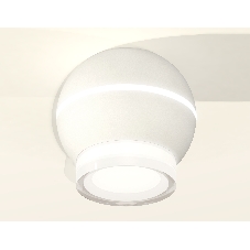 Светильник Ambrella Light XS1101042 SWH/FR/CL белый песок/белый матовый/прозрачный MR16 GU5.3 LED 3W 4200K (C1101, N7160)