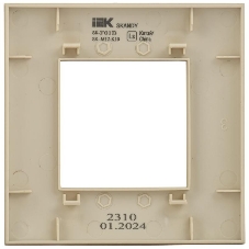 Рамка 1-м IEK SKANDY SK-F01B бежевый SK-M12-K10