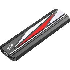 Внешний SSD Netac ZX20L, 256 Gb, USB 3.2 Gen 2x2 Type-C, R/W 2000/1800, черный