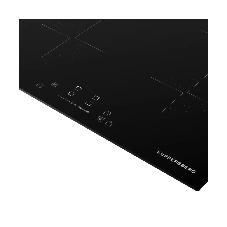 Индукционная варочная панель Kuppersberg ICI 604 60 см, индукция, High-Tech, inverter, прямой край, 9 уровней мощности, бустер, Stop and Go, автоматическое отключение, таймер, индикатор остаточного тепла, сенсорное/слайдерное управление, черный