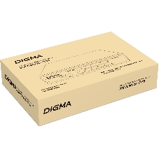 Коммутатор Digma DSP708G-2S-T135, 8×1 Гбит/с + 2×1 Гбит/с SFP, управляемый