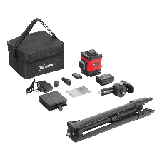 Лазерный уровень м-призм. MTX ML 360-3 Pro SET, 30 м, акк. Li 3000 мА·ч, состоит из 2 частей
