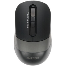 Мышь беспроводная A4Tech Fstyler FG10 черный/серый, 2000 dpi, радиоканал, USB, кнопки - 4