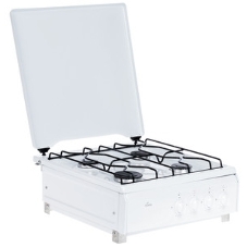 Плита газовая Flama AVG 1401 W белый,крышка