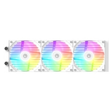 Система жидкостного охлаждения ID-Cooling FX360 LCD белый (Soc 1851/1700/1200/115X/AM5/AM4, 3x120мм fan, 2000rpm, 27.2 дБ, 350W, PWM 4-pin, Al+Cu)