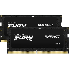 Оперативная память Kingston Fury Impact, DDR5, 16GB (2x8GB), 4800 MHz, CL38, SO-DIMM