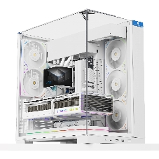 Корпус без блока питания Thermalright A70, Midi-Tower, TG, no fans, 2xUSB-A 3.0, 1xUSB Type-C, ATX, mATX, mITX White