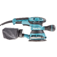Эксцентриковая шлифовальная машина Makita BO5041 ЭШМ,300Вт,ф125мм,4000-12000об\м,ампл-2.8мм,1.4кг,кор,п\сборник,доп.рукоятка