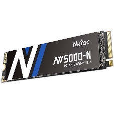 Накопитель SSD Netac NV5000 Pro, 500Gb, M.2 2280, PCIe 4.0 x4, NVMe, R/W 4800/2700, с радиатором