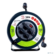 Удлинитель силовой ЭРА RMx-4es-3x1.5-30m-IP44 на м. катушке c/з 4 гн 30м ПВС 3х1.5 (1/33)