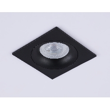 Светильник встраиваемый Ambrella light TN102729 BK черный GU5.3 92*92*23