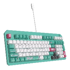 Клавиатура ASUS TUF Gaming K3 Gen II MIKU Edition проводная, USB Type-A, голубой
