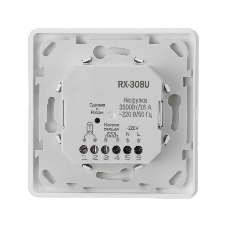 Терморегулятор механический Rexant RX-308U белый (совместим с Schneider серии Unica)
