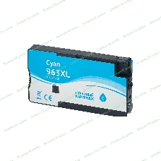 Картридж струйный Sakura 3JA27AE (№963XL Cyan) для HP, голубой, 25,5 мл., 1600 к.