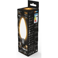 Лампа светодиодная Gauss Filament Свеча E14 5Вт 2700К OPAL