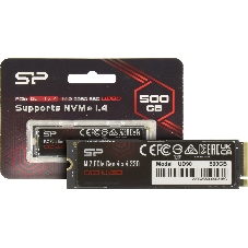 Накопитель SSD Silicon Power PCI-E 4.0 x4 500Gb SP500GbP44UD9005 M-Series UD90 M.2 2280